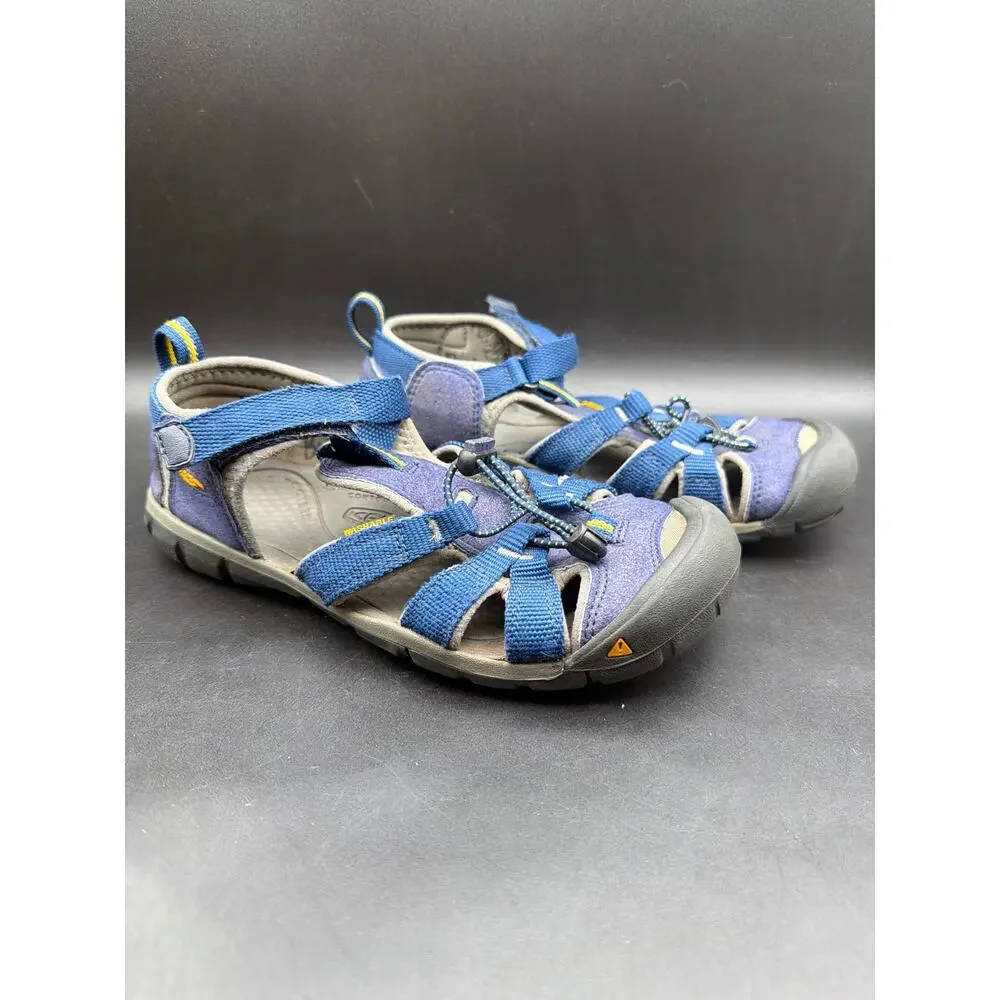 KEEN Newport H2 Youth Size 4 Blue Waterproof Hiking Sport Sandals Washable